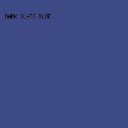 3E4A85 - Dark Slate Blue color image preview