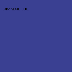 3a4092 - Dark Slate Blue color image preview
