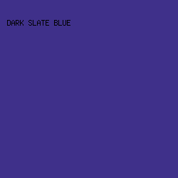 3f308a - Dark Slate Blue color image preview