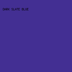 432F93 - Dark Slate Blue color image preview