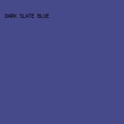 474a8a - Dark Slate Blue color image preview
