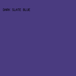 4A3B80 - Dark Slate Blue color image preview