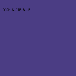 4B3D84 - Dark Slate Blue color image preview