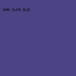 4C4384 - Dark Slate Blue color image preview