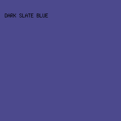 4C498D - Dark Slate Blue color image preview