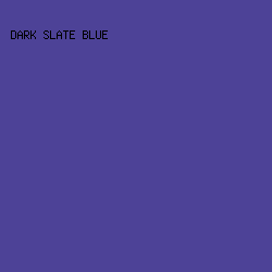 4D4297 - Dark Slate Blue color image preview