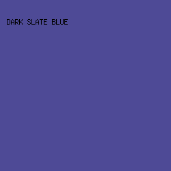 4E4A96 - Dark Slate Blue color image preview
