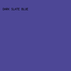 4d4796 - Dark Slate Blue color image preview