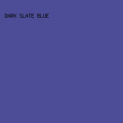 4d4c96 - Dark Slate Blue color image preview