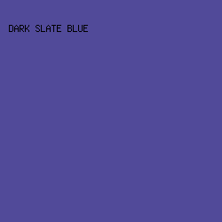 514a99 - Dark Slate Blue color image preview