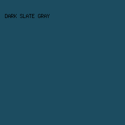 1C4C60 - Dark Slate Gray color image preview