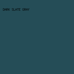 254D57 - Dark Slate Gray color image preview