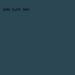 2B4753 - Dark Slate Gray color image preview