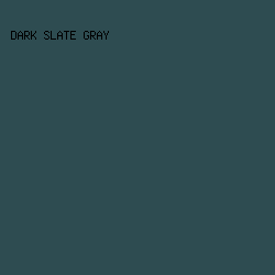 2E4C51 - Dark Slate Gray color image preview