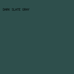 2E4F4C - Dark Slate Gray color image preview