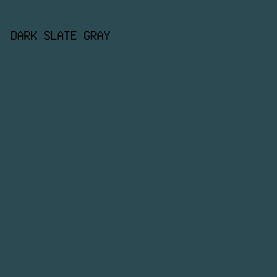 2c4a52 - Dark Slate Gray color image preview