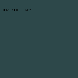 2d484a - Dark Slate Gray color image preview