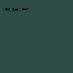 2e4d49 - Dark Slate Gray color image preview