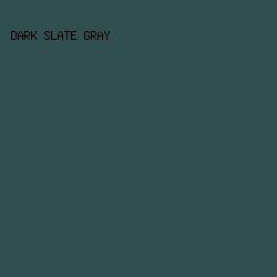 314f4f - Dark Slate Gray color image preview