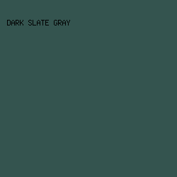 34544F - Dark Slate Gray color image preview