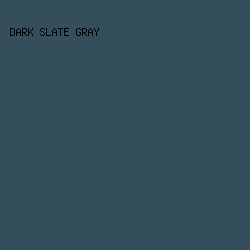 354E5C - Dark Slate Gray color image preview