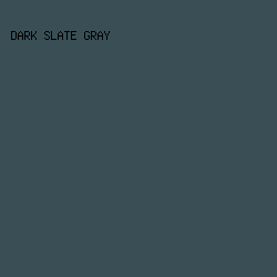 394F55 - Dark Slate Gray color image preview