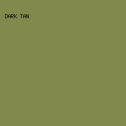 83884d - Dark Tan color image preview