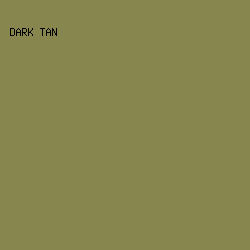 87864e - Dark Tan color image preview