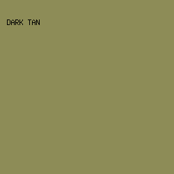 8D8C57 - Dark Tan color image preview