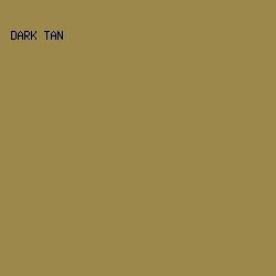 9D884C - Dark Tan color image preview