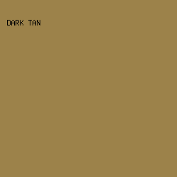 9c824a - Dark Tan color image preview