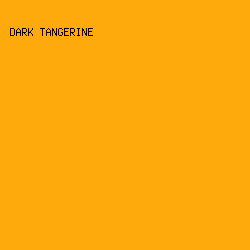 ffaa0c - Dark Tangerine color image preview