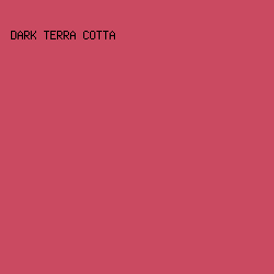 CA4A61 - Dark Terra Cotta color image preview