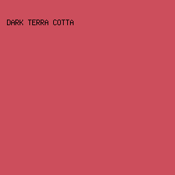 CC4E5C - Dark Terra Cotta color image preview