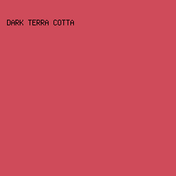 CF4B5A - Dark Terra Cotta color image preview