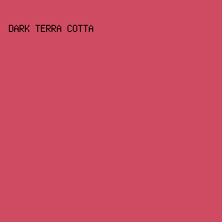 CF4B61 - Dark Terra Cotta color image preview