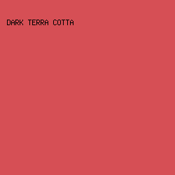 D64F55 - Dark Terra Cotta color image preview