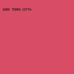 D94C66 - Dark Terra Cotta color image preview