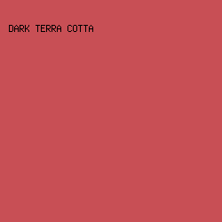 c84f55 - Dark Terra Cotta color image preview