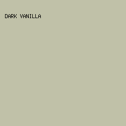 C0C1A8 - Dark Vanilla color image preview