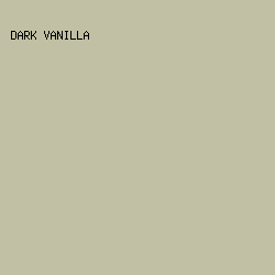 C1C0A4 - Dark Vanilla color image preview