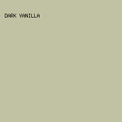 C1C2A3 - Dark Vanilla color image preview