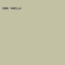 C3C1A4 - Dark Vanilla color image preview
