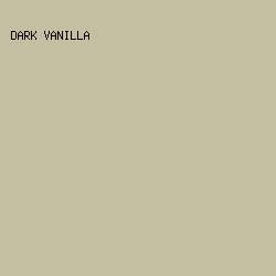 C4BFA0 - Dark Vanilla color image preview