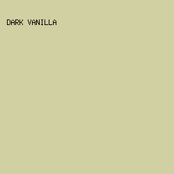 D0D0A2 - Dark Vanilla color image preview