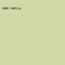 D0D9A8 - Dark Vanilla color image preview