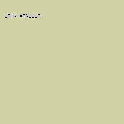 D1D1A6 - Dark Vanilla color image preview