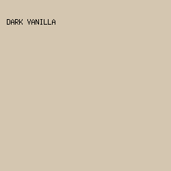D4C6B0 - Dark Vanilla color image preview
