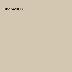 D4C7B1 - Dark Vanilla color image preview