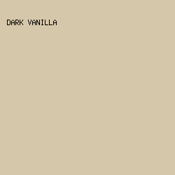 D5C7A9 - Dark Vanilla color image preview
